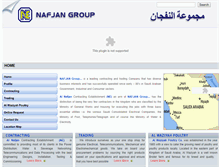 Tablet Screenshot of nafjangroup.com